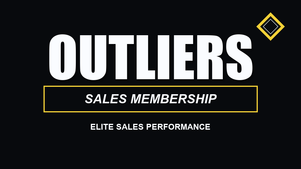 OUTLIERS Sales Membership